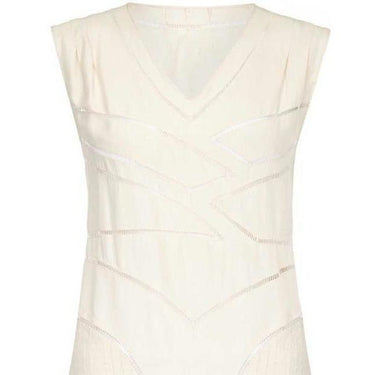ARCHIVE - 1920s Ivory Silk Flapper Dress