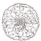 ARCHIVE - 1920s Juliet Metallic Bridal or Flapper Skull Cap with Rhinestones