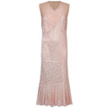 ARCHIVE - 1920s Pink Satin and Cobweb Lace Three Piece Set