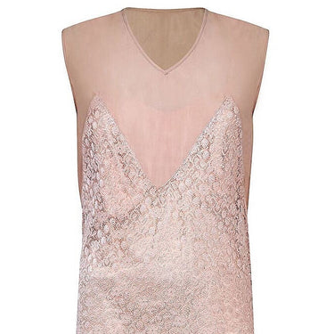 ARCHIVE - 1920s Pink Satin and Cobweb Lace Three Piece Set