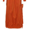 ARCHIVE - 1920s Rust Orange Silk Flapper Dress