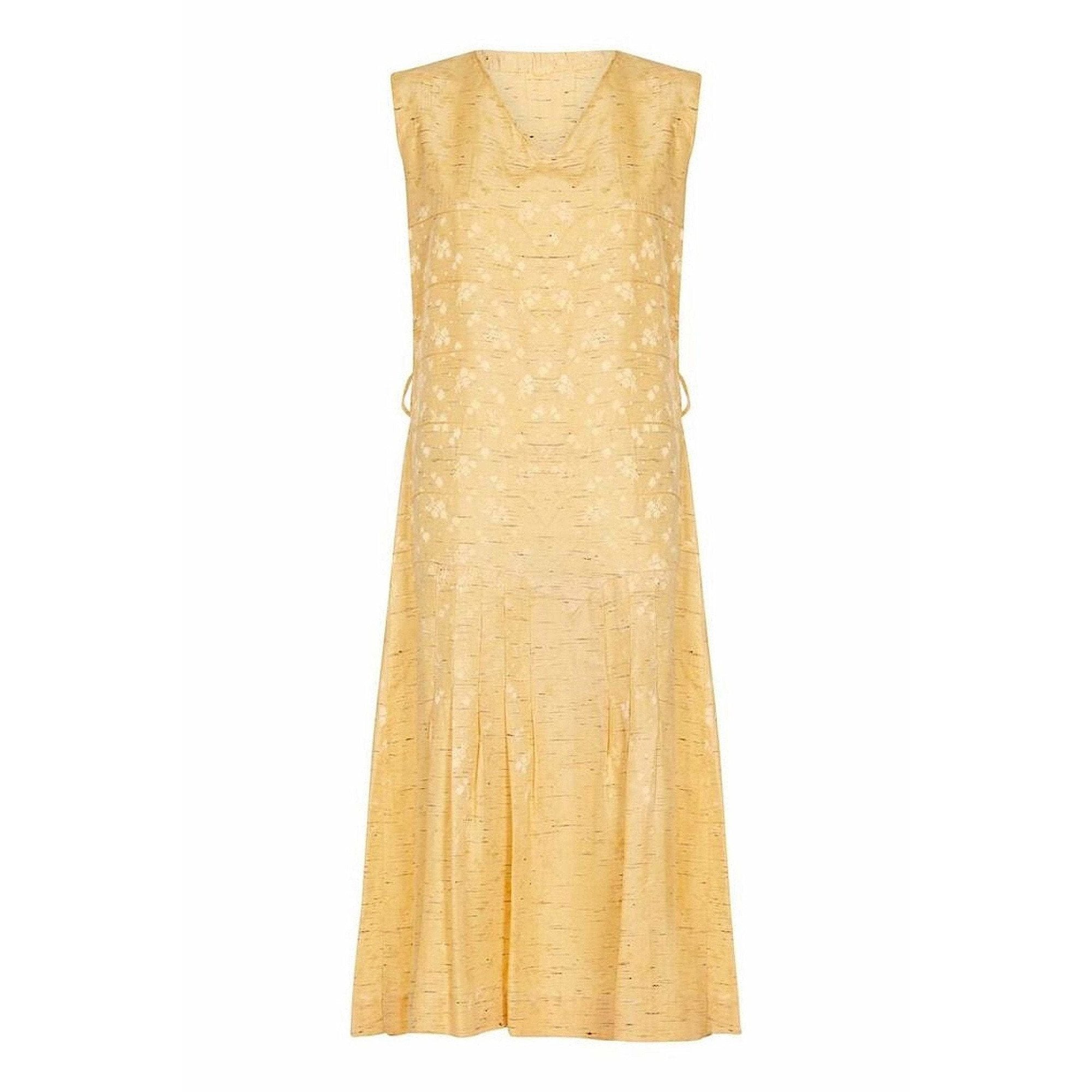 ARCHIVE - 1920s Yellow Silk Flapper Dress With Matching Jacket
