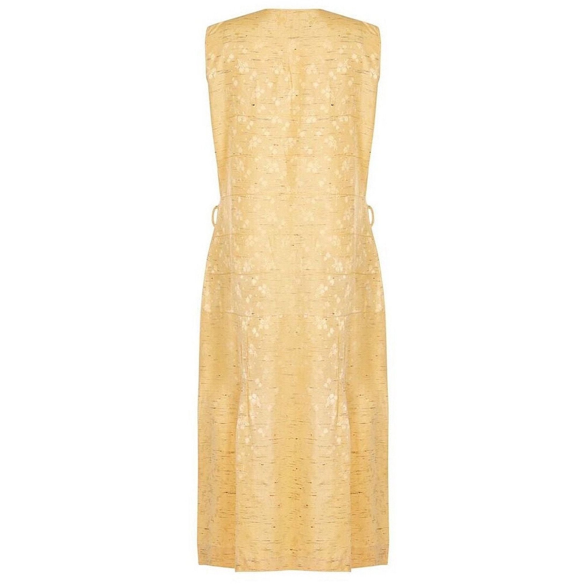 ARCHIVE - 1920s Yellow Silk Flapper Dress With Matching Jacket