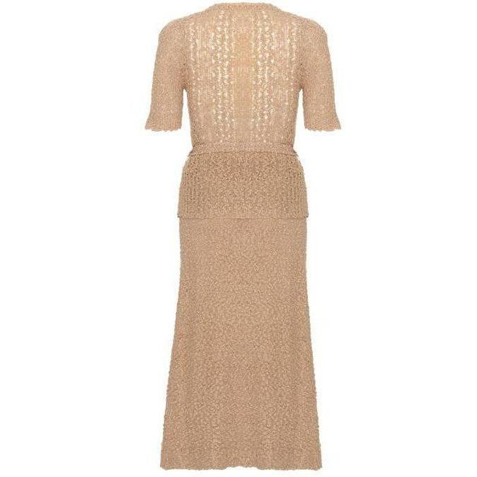ARCHIVE - 1930s Beige Crochet Skirt Suit