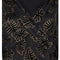 ARCHIVE - 1930s Black and Gold Leaf Velvet Lame Top