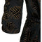 ARCHIVE - 1930s Black and Gold Leaf Velvet Lame Top