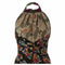ARCHIVE - 1930s Black Bias Cut Liquid Satin Novelty Musical Print Halterneck Dress