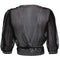 ARCHIVE - 1930s Black Chiffon Cross Over Blouse