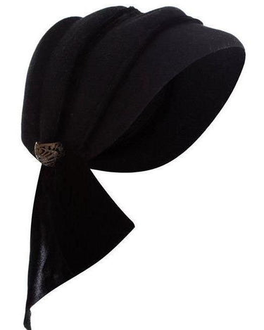 ARCHIVE - 1930s Black Felt Hat