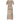 ARCHIVE - 1930s Blue and Apricot Dress with Capelet