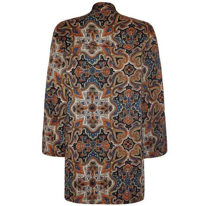 ARCHIVE - 1930s Colourful Paisley Print Silk Jacket