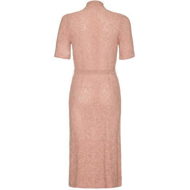 ARCHIVE - 1930s Dusky Pink Woven Cotton Paisley Dress