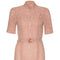 ARCHIVE - 1930s Dusky Pink Woven Cotton Paisley Dress