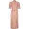 ARCHIVE - 1930s Dusky Pink Woven Cotton Paisley Dress