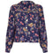 ARCHIVE - 1930s Floral Printed Silk Blouse