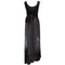 ARCHIVE - 1930s Heavily Sequinned Black Velvet Gown