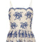 ARCHIVE - 1930s Organza & Blue Embroidered Gown