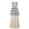 ARCHIVE - 1930s Organza & Blue Embroidered Gown