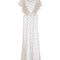 ARCHIVE - 1930s Polka Dot White Organza Lawn Dress