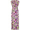 ARCHIVE - 1930s Purple Floral Rayon Gown