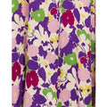 ARCHIVE - 1930s Purple Floral Rayon Gown