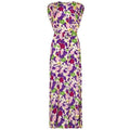 ARCHIVE - 1930s Purple Floral Rayon Gown