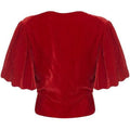 ARCHIVE- 1930s Red Silk Velvet Jacket