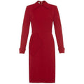 ARCHIVE - 1940s 100% Virgin Wool Burgundy Dress