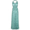 ARCHIVE - 1940s Aquamarine Halterneck Ball Gown