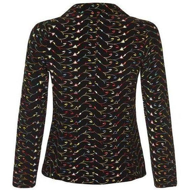 ARCHIVE - 1940s Black Jacket With Multicoloured Embroidery