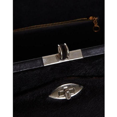 ARCHIVE - 1940s Black Pony Skin Bag