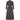 ARCHIVE - 1940s Black Striped Hostess Dress Coat