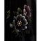 ARCHIVE - 1940s Black Velvet Hand Painted Dress