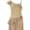 ARCHIVE - 1940s Floral Cotton Full Length Dress