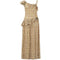 ARCHIVE - 1940s Floral Cotton Full Length Dress