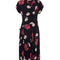 ARCHIVE - 1940s Floral Navy Rayon Dress