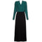 ARCHIVE - 1940s Green and Black Crepe Dress