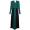 ARCHIVE - 1940s Green and Black Crepe Dress