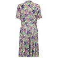 ARCHIVE - 1940s Grey Floral Print Dress