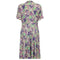 ARCHIVE - 1940s Grey Floral Print Dress