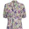 ARCHIVE - 1940s Grey Floral Print Dress