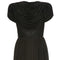 ARCHIVE - 1940s Haute Couture Madame Grès Black Silk Jersey Dress