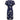 ARCHIVE - 1940s Navy Blue Rayon Dress With Floral Novelty Print