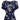 ARCHIVE - 1940s Navy Blue Rayon Dress With Floral Novelty Print