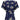 ARCHIVE - 1940s Navy Blue Rayon Dress With Floral Novelty Print