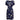 ARCHIVE - 1940s Navy Blue Rayon Dress With Floral Novelty Print