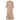 ARCHIVE - 1940s Peach Printed Crepe Dress