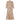 ARCHIVE - 1940s Peach Printed Crepe Dress