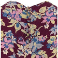 ARCHIVE - 1940s Purple Floral Silk Blouse