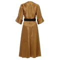 ARCHIVE - 1940s Vintage Gold Satin Dress
